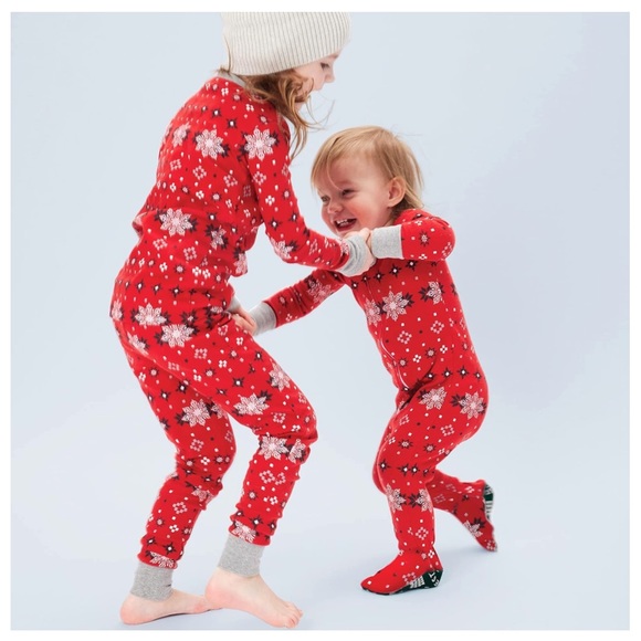 NWT HonestBaby Organic Cotton Holiday Kids Pajamas - Picture 2 of 7